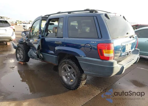 2001 Jeep Grand Cherokee Laredo z USA, uszkodzony, nr VIN 1J4GW48S11C544253